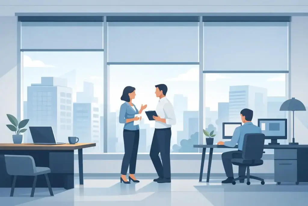 Roller Blinds for Office Spaces That Work