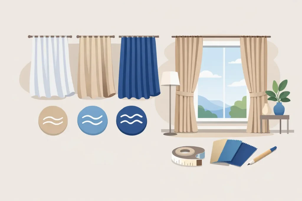 How to Choose Curtain Fullness for a Custom Look