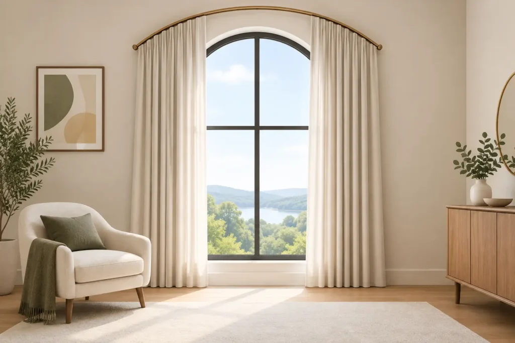 Arched Window Curtains: Custom Style That Fits