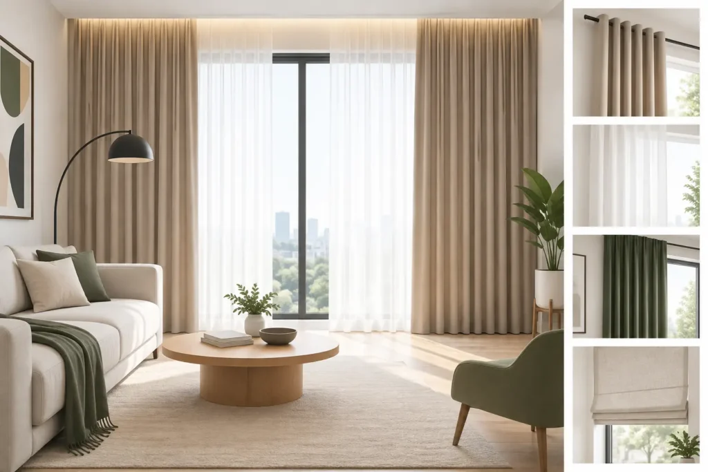 Curtain Design Trends for Refined Modern Rooms