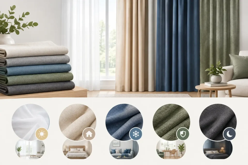 Best Fabrics for Curtains: What Works Where