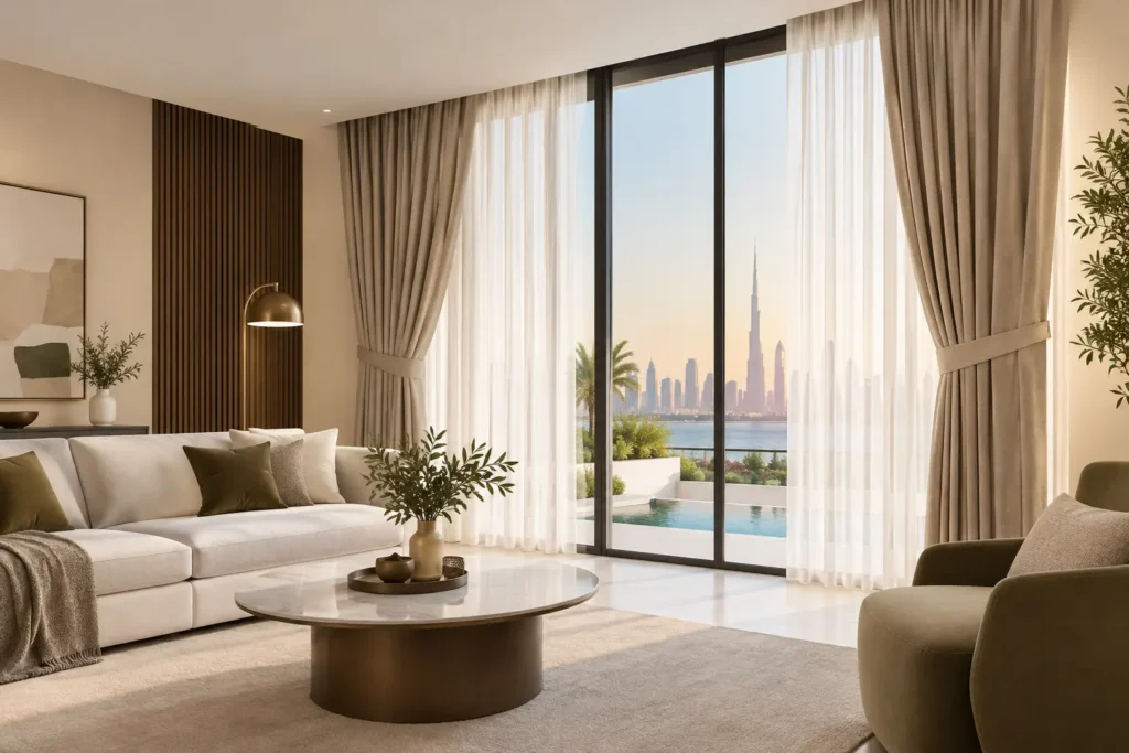 Dubai Villa Curtain Transformation That Feels Custom